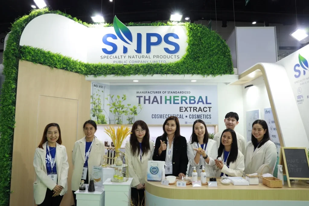 เชิญพบกับ Specialty Natural Products Pub.Co.Ltd. (SNPS) กันที่งาน IN COSMETICS ASIA 2023
